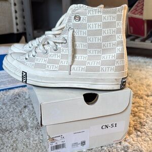 Kith Cream Sneakers High-Top Canvas